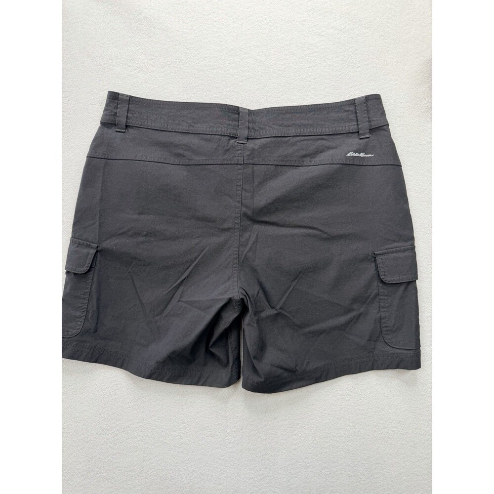 Eddie Bauer Womens Cargo Shorts Black Hiking Outdoor Casual Size 12 - Picture 2 of 10